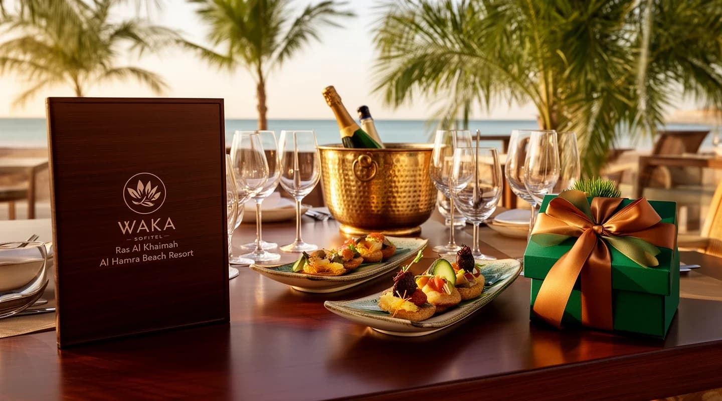 30% off the bill at WAKA — WAKA – Sofitel Ras Al Khaimah Al Hamra Beach Resort